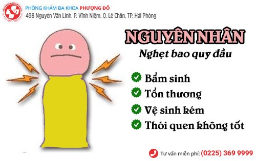 Nghẹt bao quy đầu làm cậu nhỏ “khó thở”