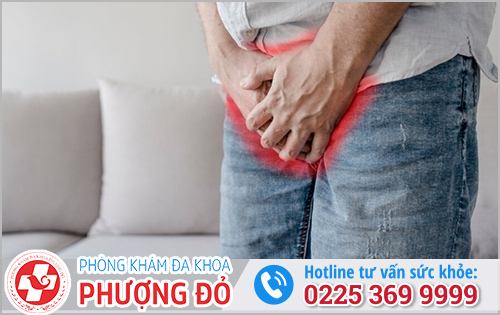 Nam giới bị sưng đầu dương vật