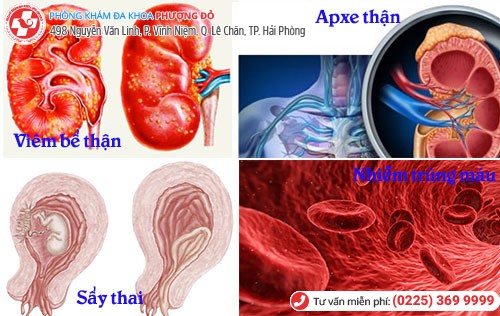 tác hại của nhiễm trùng đường tiểu