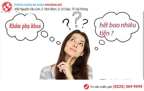 Chi phí khám phụ khoa tại Phòng Khám Phượng Đỏ thường tuân thủ đúng giá niêm yết Sở Y tế