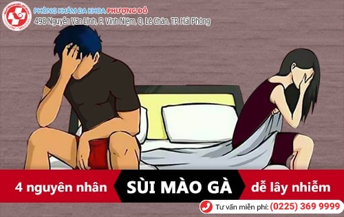 Sùi Mào Gà Lây Qua Những Đường Sinh Duc Nào