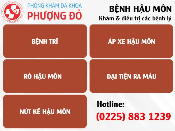 Phòng khám đa khoa Phượng Đỏ chuyên khoa hậu môn trực tràng