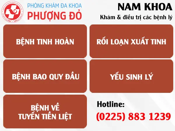 Phòng khám đa khoa Phượng Đỏ chuyên nam khoa